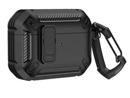 AirPods Pro 2 protective case with carabiner - Black For Discount