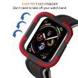 Apple Watch Series 8 (41mm) protective cover - Red Online now