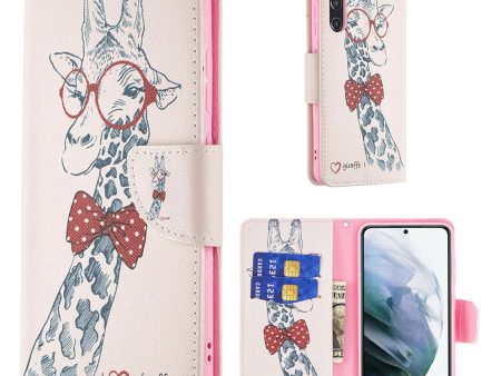 Wonderland Samsung Galaxy S21 FE flip case - Giraffe Hot on Sale