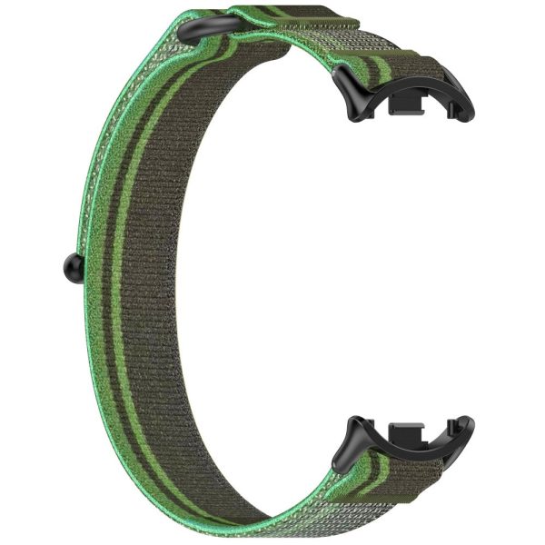 Xiaomi Smart Band 8   Smart Band 8 NFC Watch Strap Breathable Nylon Sport Strap - Blackish Green Hot on Sale