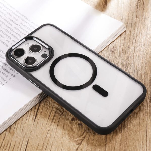 iPhone 15 Pro Max Case with MagSafe Compatibility - Black Hot on Sale