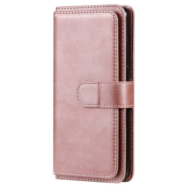 10-slot wallet case for OnePlus Nord N10 5G - Rose Gold Cheap