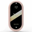 Xiaomi Mi Band 9 Ceramic Edition Anti-Drop Bump Resistant Watch Case with Built-In Tempered Glass Film - Pink For Sale