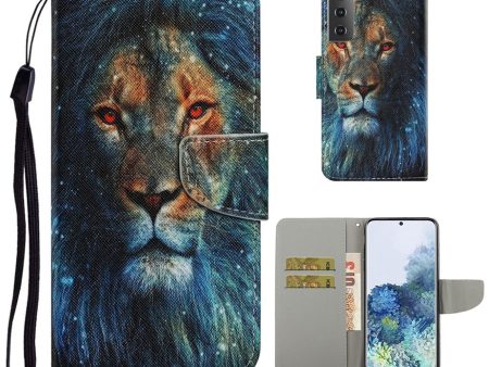 Wonderland Samsung Galaxy S21 flip case - Lion Hot on Sale