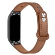 Xiaomi Smart Band 8 Genuine leather strap with black cover - Brown For Sale