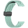 20mm silicone strap for Samsung Galaxy Watch 6   5   4 - Teal Green on Sale