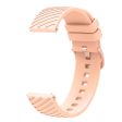 18mm Universal texture pattern silicone strap - Pink Online