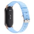 Xiaomi Smart Band 8 Nylon Watch Strap Adjustable Wrist Band Replacement - Baby Blue Supply