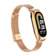 Xiaomi Smart Band 8 milanese metal strap with cover - Rose Gold Hot on Sale