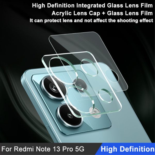 IMAK glass camera protector with acrylic lens cap for Xiaomi Redmi Note 13 Pro For Discount