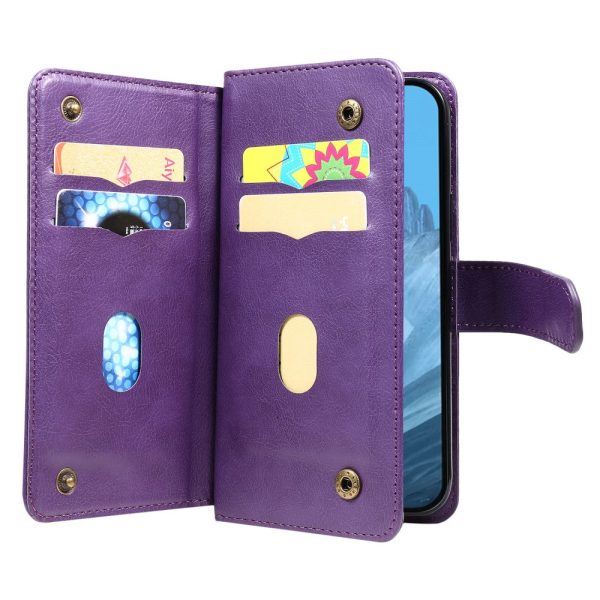 10-slot Google Pixel 9   Google Pixel 9 Pro wallet case - Purple Online