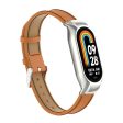 Xiaomi Smart Band 8 microfiber leather strap with metal cover - Brown For Cheap