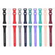 20mm Universal silicone 8 shaped buckle watch strap - Red For Cheap