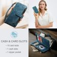 CaseMe zipper-wallet phone case for Google Pixel 8 - Blue Sale