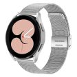 20mm milanese stainless steel watch strap for Samsung Galaxy Watch 4 - Silver on Sale