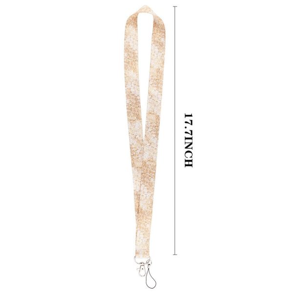 Universal chemistry pattern phone lanyard - Pink and Blue Marble on Sale