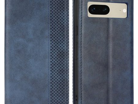 Bofink Vintage Google Pixel 7 leather case - Blue Online now