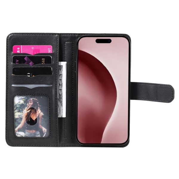 10-slot iPhone 16 Pro wallet case - Black on Sale