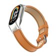 Xiaomi Smart Band 8 microfiber leather strap with metal cover - Brown For Cheap