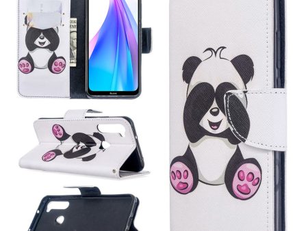 Wonderland Xiaomi Redmi Note 8T flip case - Cute Panda Online now