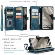 CaseMe zipper-wallet phone case for Google Pixel 8 - Blue Sale