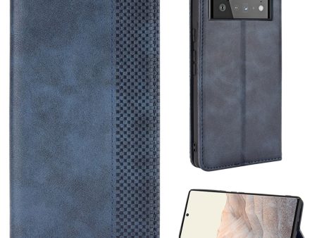 Bofink Vintage Google Pixel 6 Pro leather case - Blue on Sale