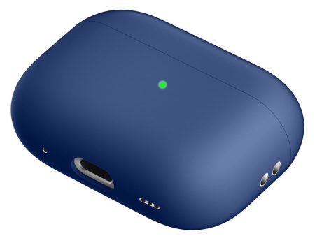 AirPods Pro 2 hingless style silicone case - Dark Blue For Sale