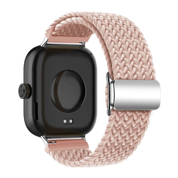 Xiaomi Smart Band 8 Pro   Redmi Watch 4 Loop Strap Magnetic Buckle Woven Watch Band - Light Pink Online Sale