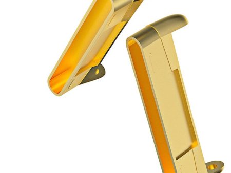 1 Pair Fitbit Sense 2   Versa 4   3 metal adapter - Gold Online Hot Sale