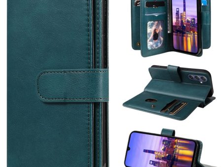 10-slot Samsung Galaxy A16 wallet case - Green Discount