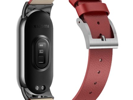 Xiaomi Smart Band 8 Genuine leather strap - Red Discount