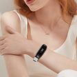 Xiaomi Smart Band 8 Genuine leather strap with black cover - White For Cheap