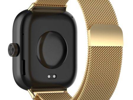 Xiaomi Redmi Watch 4   Smart Band 8 Pro Stainless Steel Milanese Wrist Strap - Gold Sale