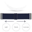 20mm Universal nylon elastic watch strap - Midnight Blue Online Hot Sale