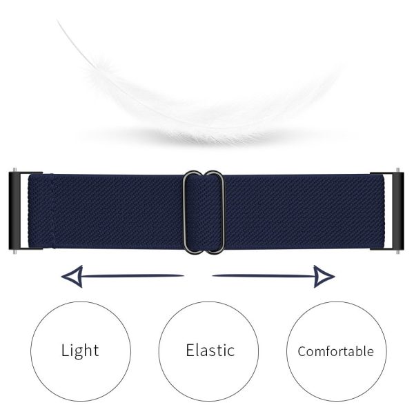 20mm Universal nylon elastic watch strap - Midnight Blue Online Hot Sale