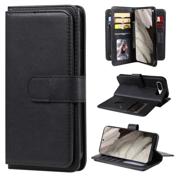 10-slot wallet case for Google Pixel 8  - Black Hot on Sale