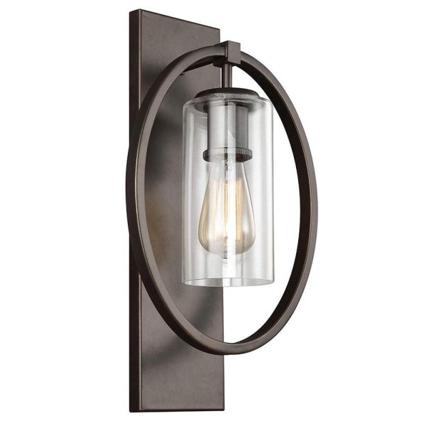 Marlena Indoor Wall Light Antique Bronze, Polished Chrome For Cheap