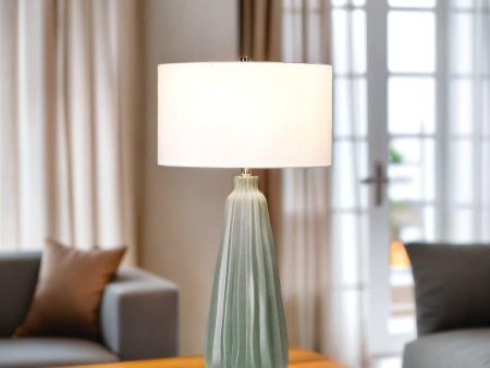 Kew Table Lamp Sage Green ELS.KEW-TL Elstead Lighting Hot on Sale