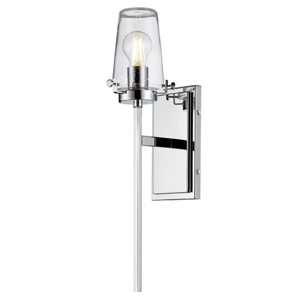 Alton Indoor Wall Light in Brushed Brass or Chrome Online