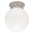 Opal Ball DIY Ceiling Fixture Large in Nickel Sale