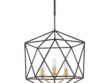 Astrid 3Lt Pendant Light in Metallic Matte Bronze on Sale