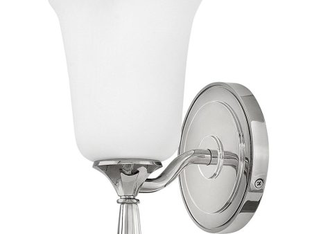 Blythe Bathroom Wall Light in Polished Chrome For Sale