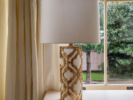 Arabella Table Lamp Distressed Gold ELS.GN-ARABELLA-TL-G Elstead Lighting Hot on Sale