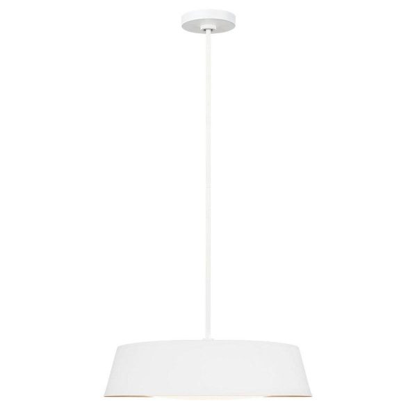 Asher Pendant Light 5Lt Midnight Black, Matt White Discount