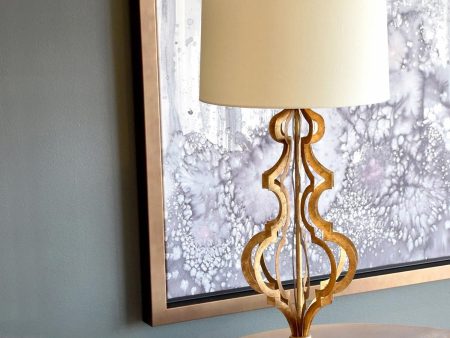 Octavia Table Lamp Distressed Gold ELS.GN-OCTAVIA-TL-GD Elstead Lighting Online