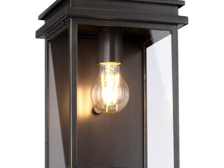 Glenview Outdoor Wall Light Medium Antique Bronze Supply