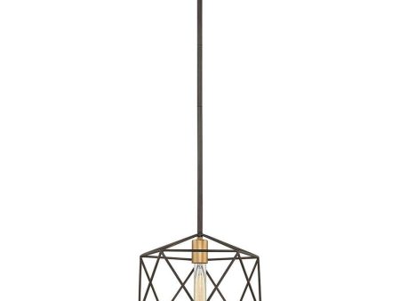 Astrid Mini Pendant Light in Metallic Matte Bronze For Sale