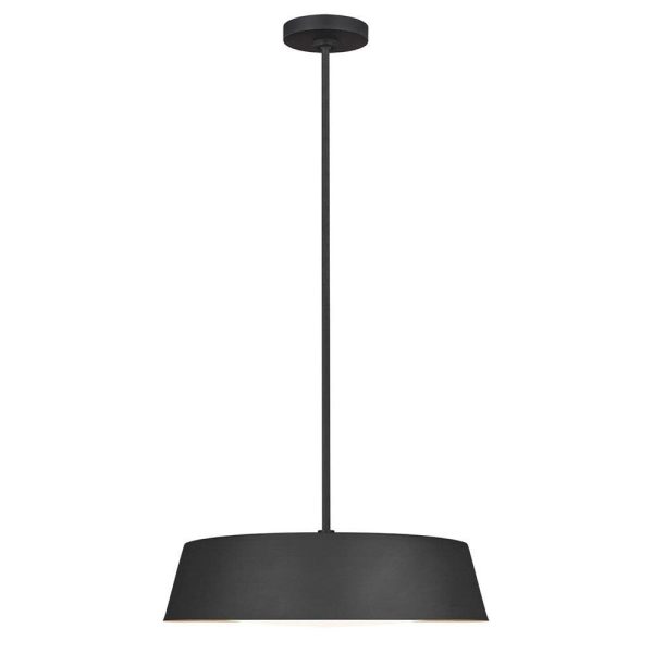 Asher Pendant Light 5Lt Midnight Black, Matt White Discount