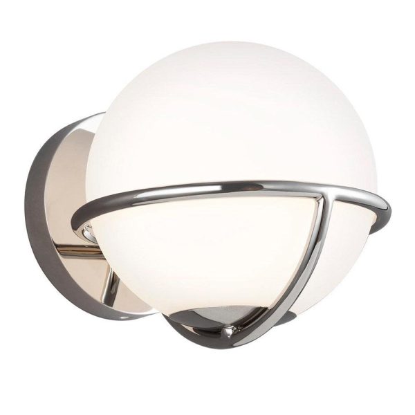 Apollo Indoor LED Wall Light Burnished Brass, Polished Nickel Discount