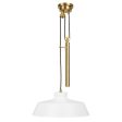 Candor Pendant Light Matt White Burnished Brass Online